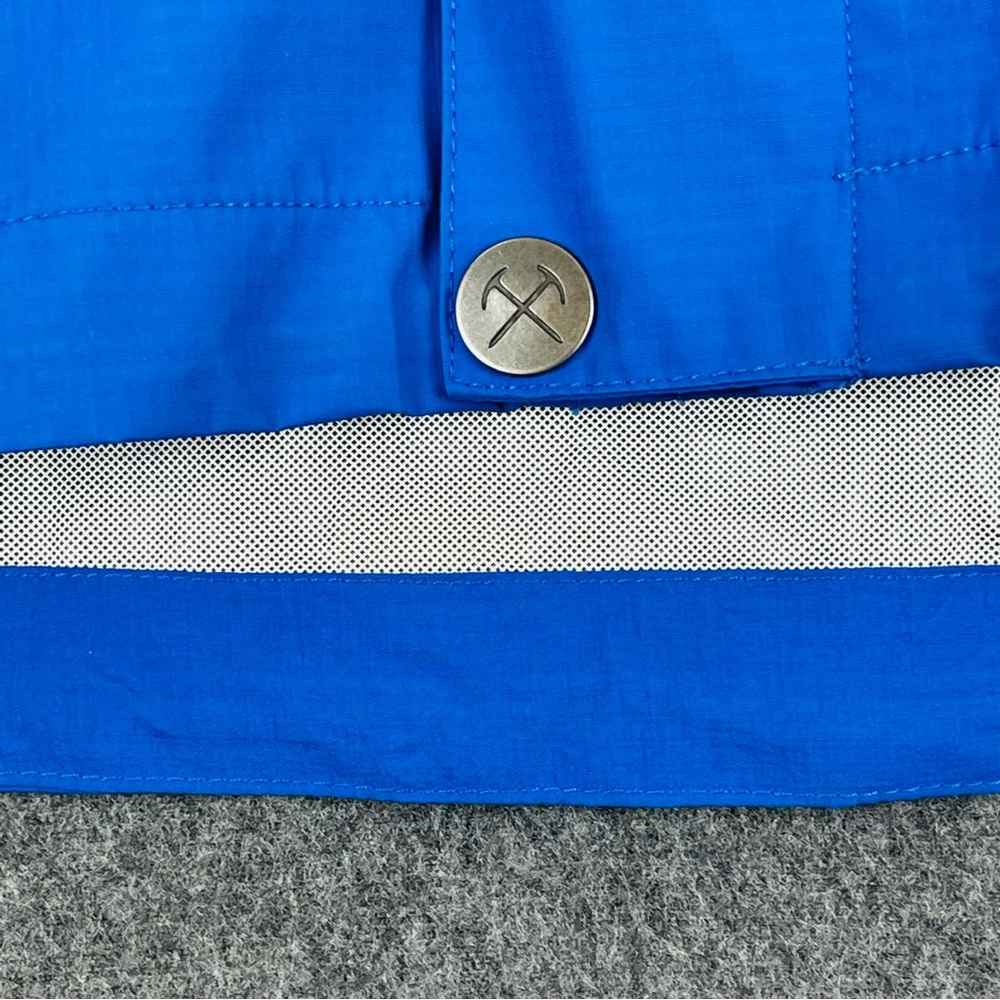 REI Co-op Peak 2.5L Rain Jacket Mens S Blue Hooded Lightweight Waterproof Shell - Picture 4 of 15